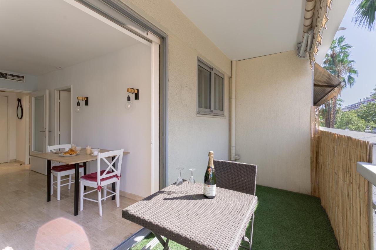 Cosy Studio - Centre Cannes - Terrasse - Clim - Wifi Buitenkant foto